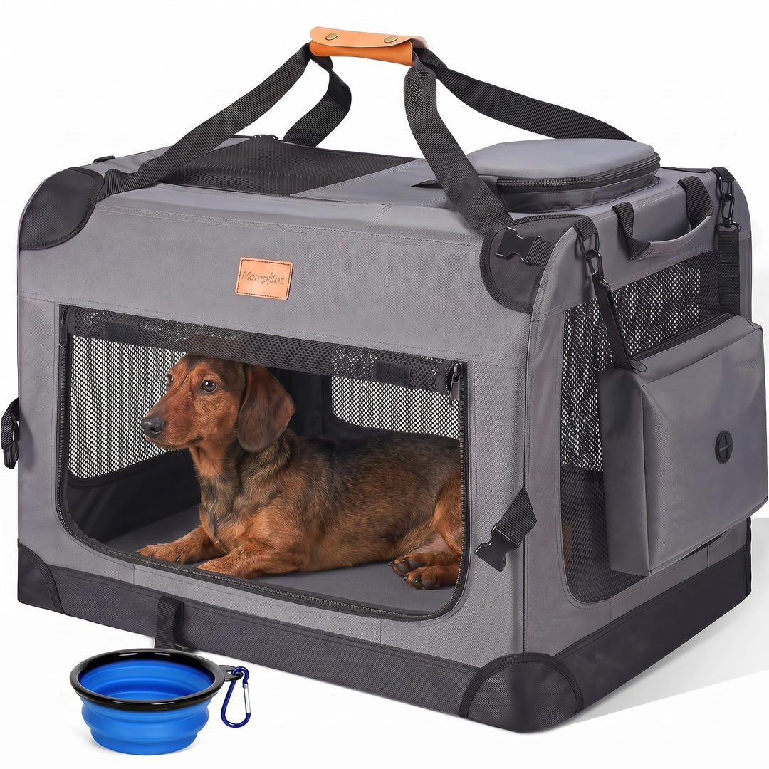 Morpilot Katzentransportbox für grosse Katzen und Welpen Katzenbox Hundetasche mit Sicherheit Reissv