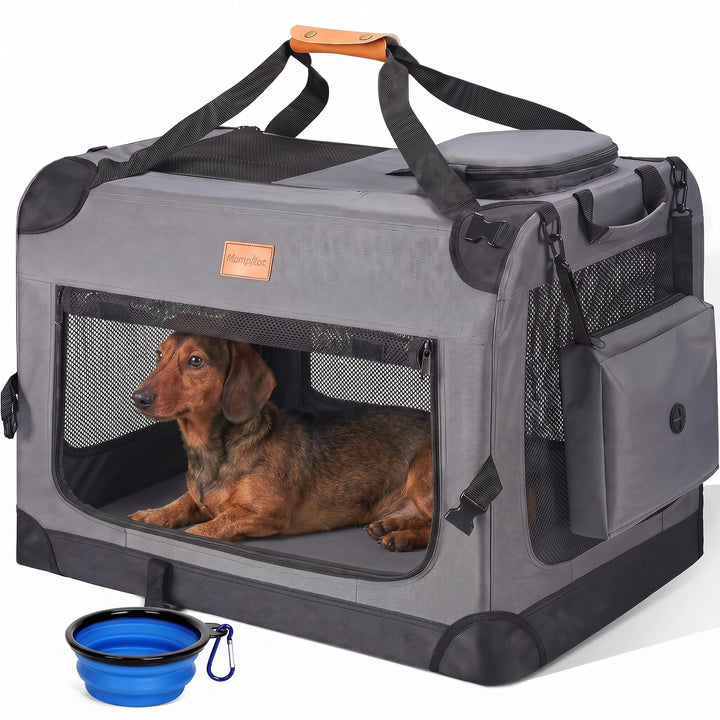 Morpilot Katzentransportbox für grosse Katzen und Welpen Katzenbox Hundetasche mit Sicherheit Reissv