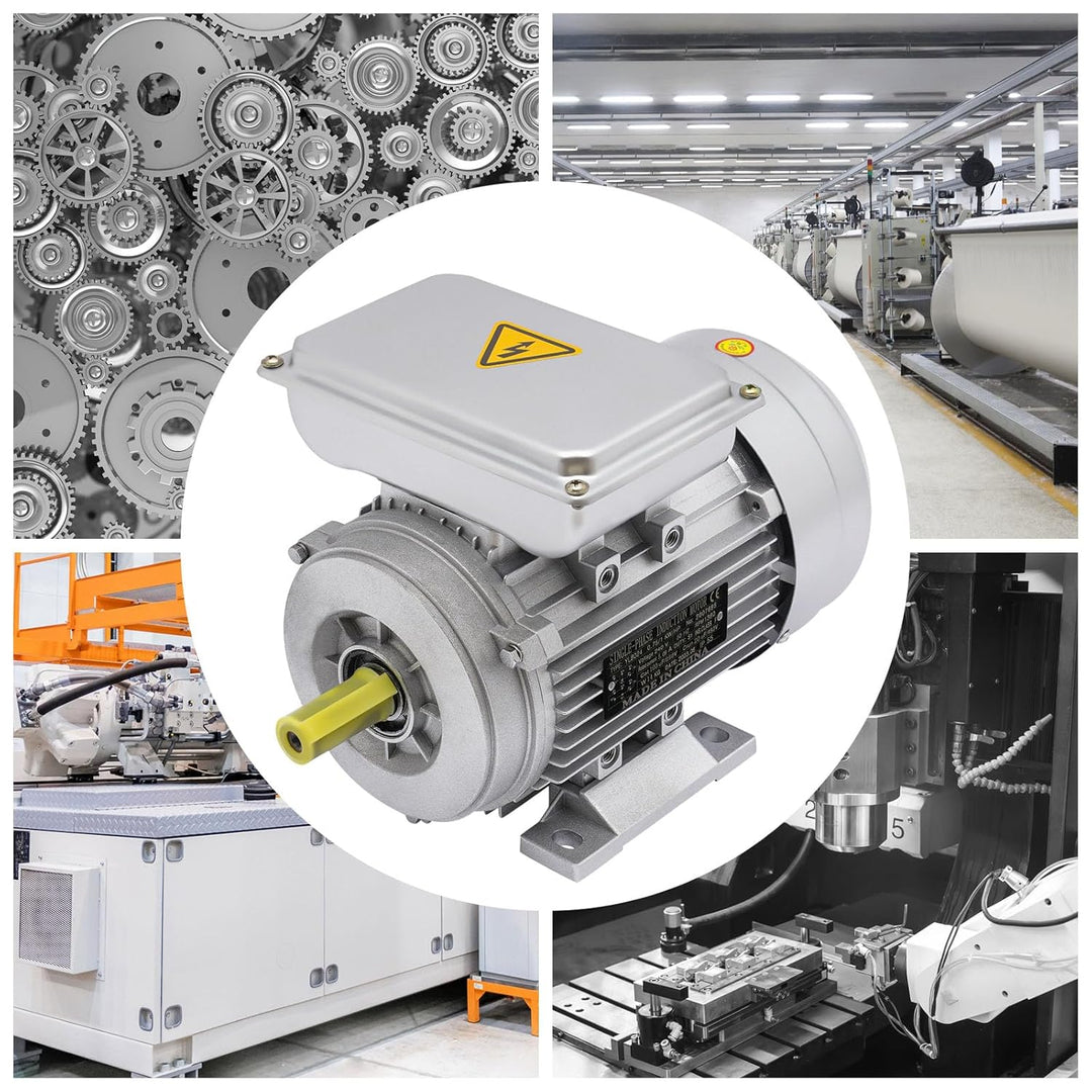 Elektromotor 1-phas 750W 240V 1380U/min 50Hz 0,75kW Wellendurchmesser 19mm Für Ventilatoren, Pumpen,