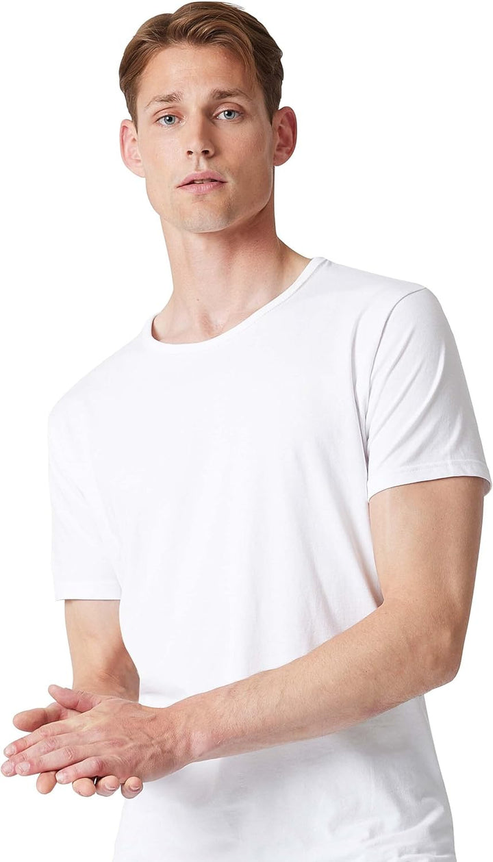 Venti Herren T-Shirt Halbarm Doppelpack 012500 Pflegeleicht XS Weiss, XS Weiss