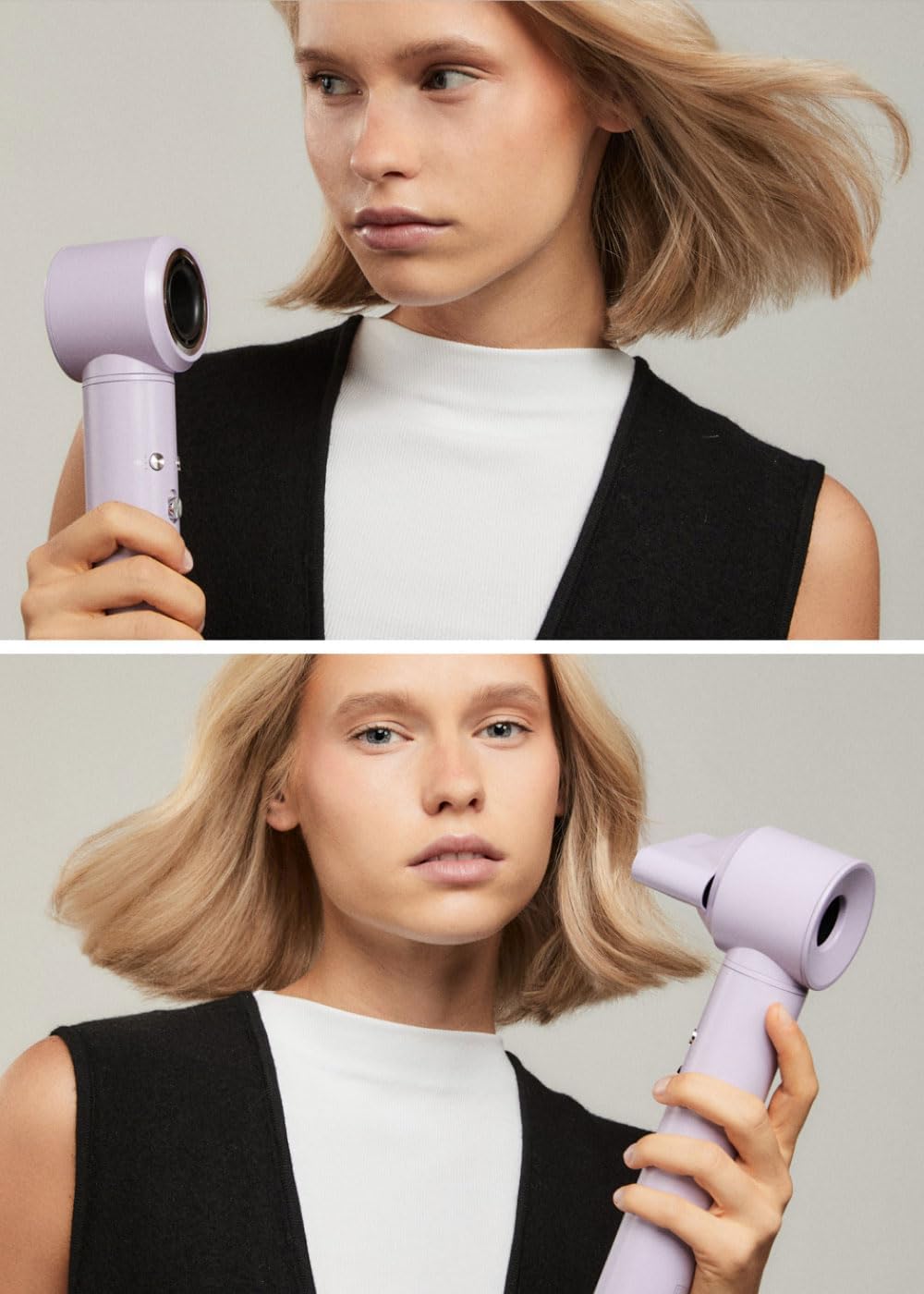 CREATE/ION STYLER PRO / 5-in-1-Ionen-Lufttrockner und Stylingbürste Violett/DC Brushless Motor, 3 Ge