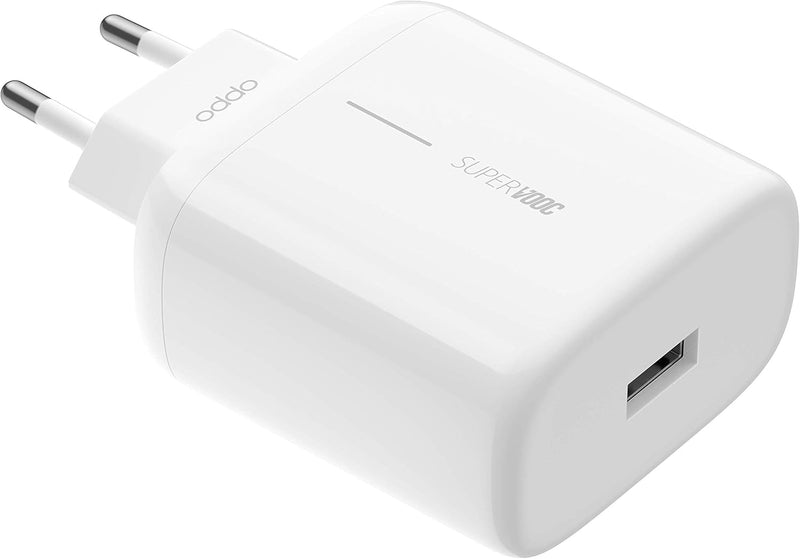 OPPO VOOC Adapter mit 65 Watt Netzteil mit USB, Weiss, 65 Watt