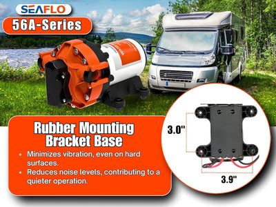 SEAFLO 12 V 56 A Serie Variable Speed Smart On Demand Marine/RV 5-Kammer-Membranpumpe
