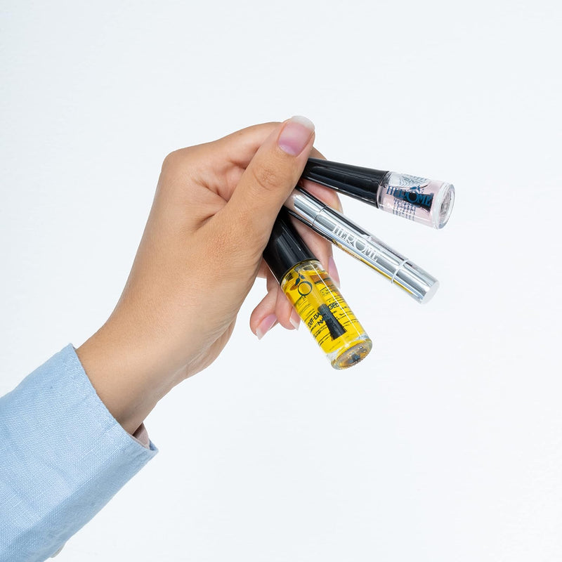 Herome 3-in-1 Maniküre Set mit Nagelhärter & Nagelöl -1 set- verstärkt beschädigten Nägel (Nail Esse
