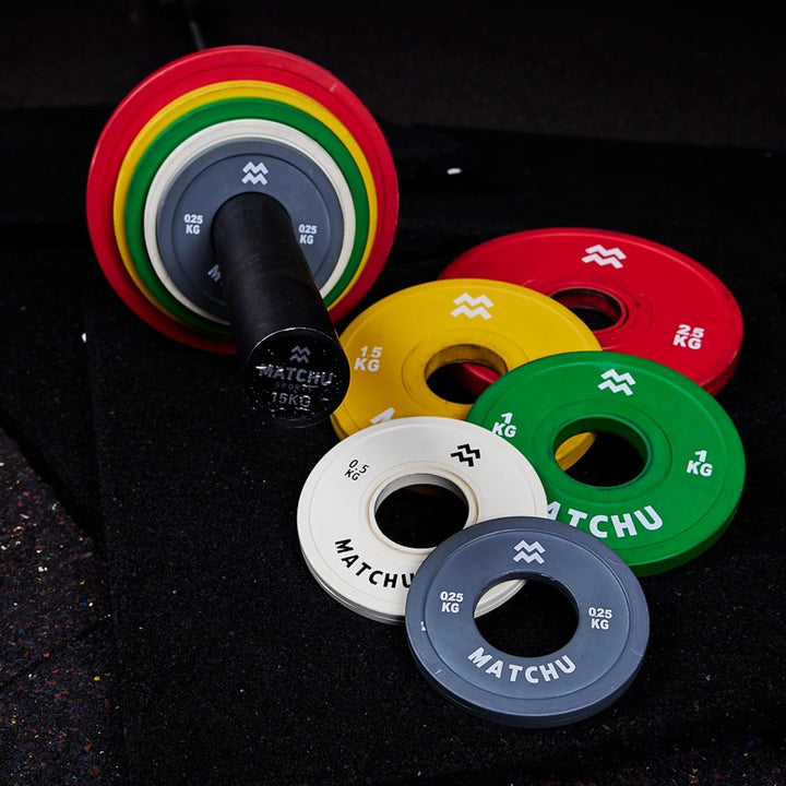 Matchu Sports | Fractional Plates | Mini Hantelscheiben | 0,25/0,5/1/1,5/2,5 KG | Satz mit 2 Stück |
