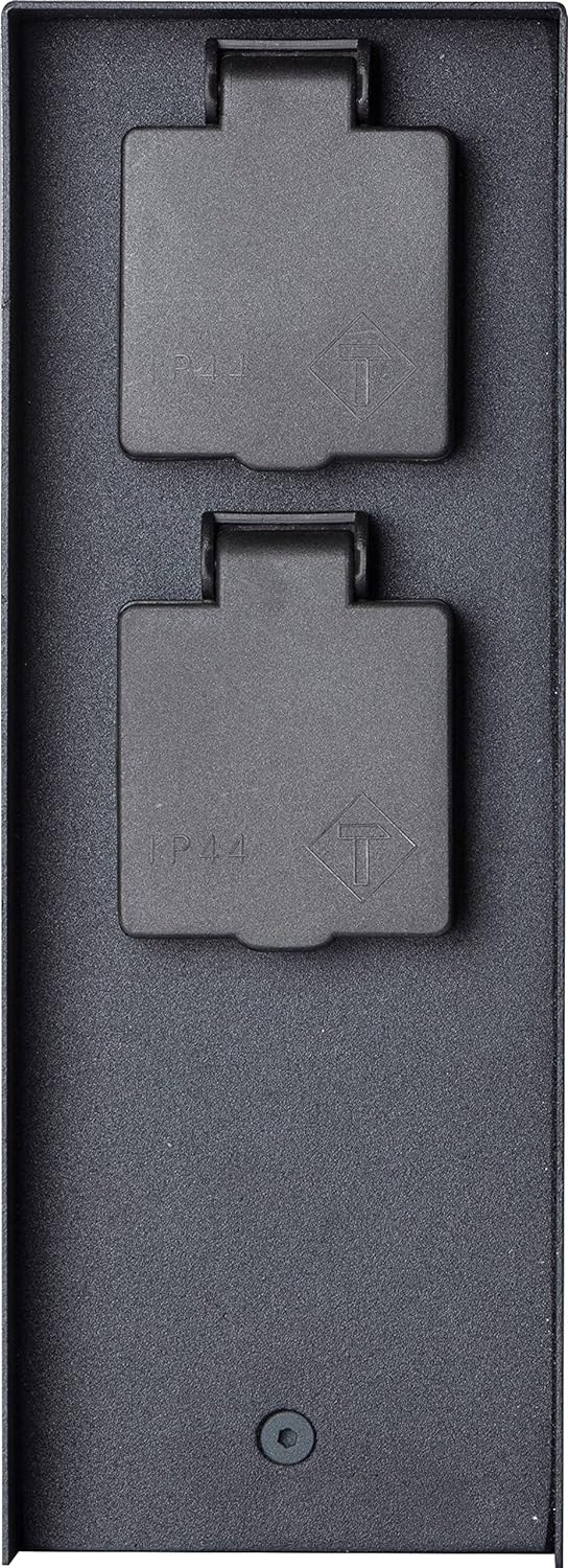 Bold Orio smarte Aussen-Steckdose-Garten (Steckdosen-Säule) 3-Fach Stecker Anthrazit (Smart Home | W