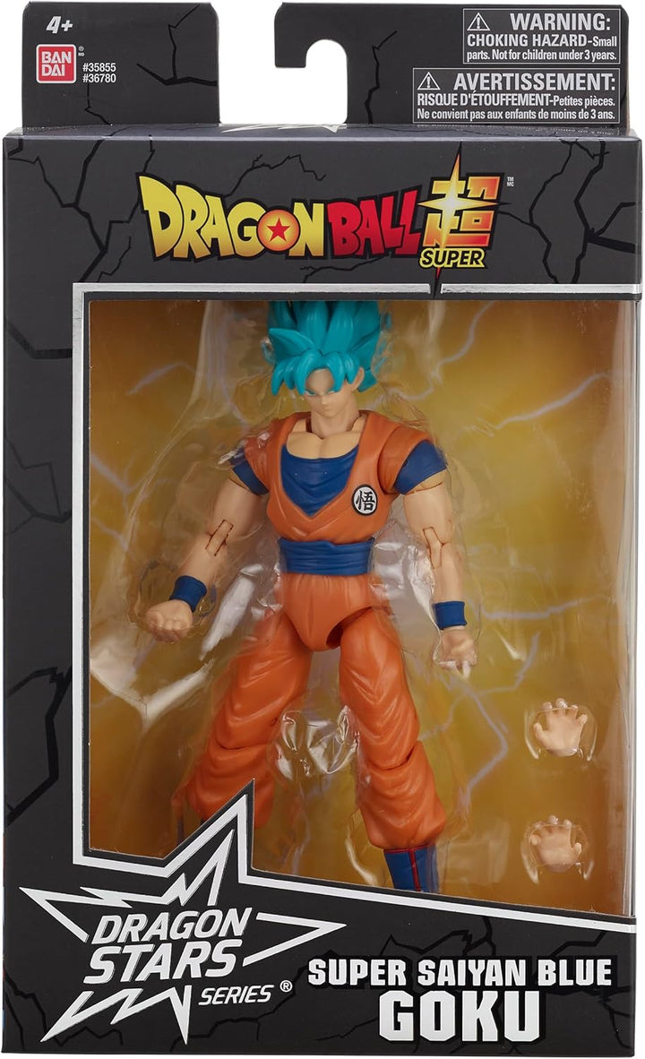 BANDAI - Dragon Ball Super - Dragon Stars Figur 17 cm - Super-Saiyajin Blue Goku - Gelenkige Blue Go