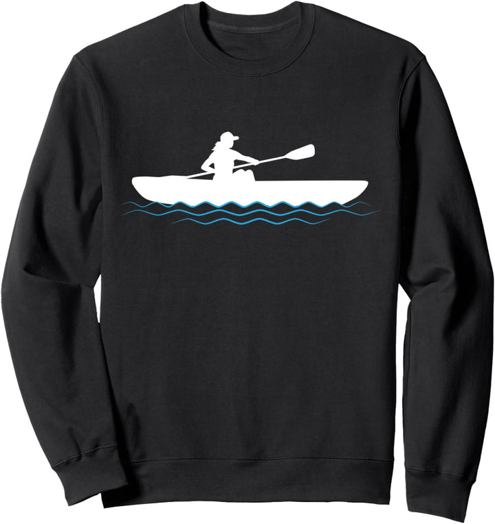 Kajakerin Kajak Frauen Geschenk Kanutin Sweatshirt