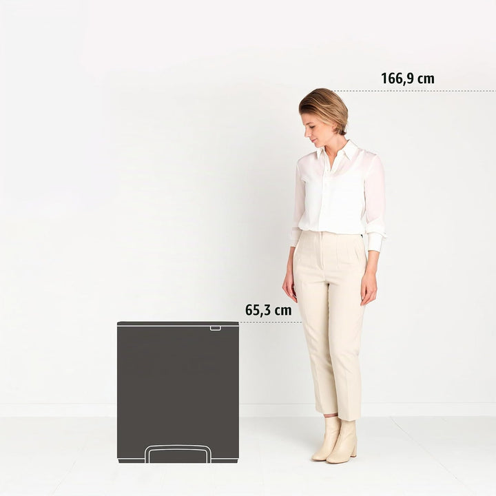 Brabantia Bo Treteimer, 60L 1 Inneneimer (60L) Platinum, 1 Inneneimer (60L) Platinum