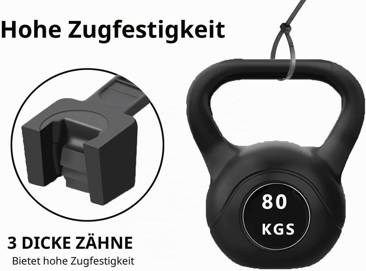 25 Stücks 9x1200mm Zugfestigkeit 80KGS/175LBS Kabelbinder Lang Robuste, UV-beständige Kabelbinder mi