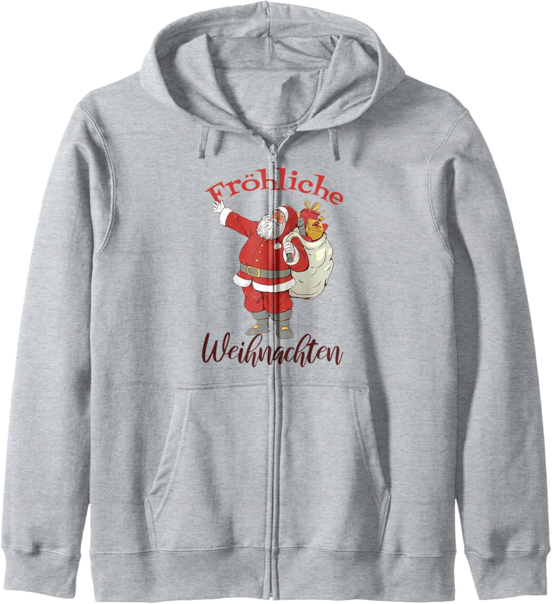 Nikolaus Weihnachtsmann Advent Fröhliche Weihnachten Kapuzenjacke
