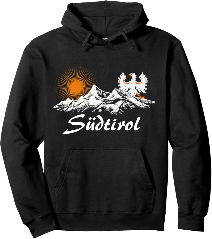 Südtirol T-Shirt mit Berge & Adler für Damen Herren & Kinder Pullover Hoodie