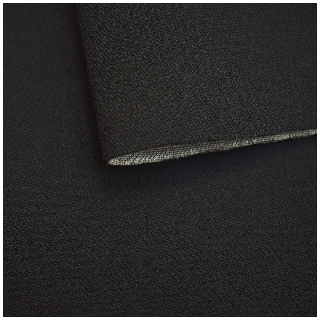 Autohimmelstoff Himmelstoff Dachhimmel Himmel mit 3mm Schaum und Netz Meterware (CP-001-Black-3mm) |