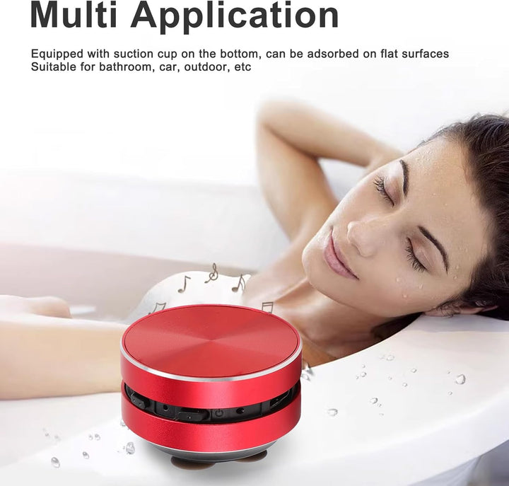 Yunseity Bluetooth-Lautsprecher, Knochenleitungslautsprecher, Stereo-Bass-Bluetooth-Duschlautspreche