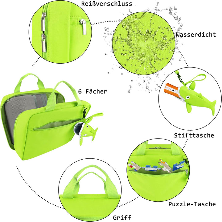 Annmore Tasche für Tiptoi Stift und Tiptoi Bücher Starterset, mit Tragbares Hai Hülle für Tiptoi Sti