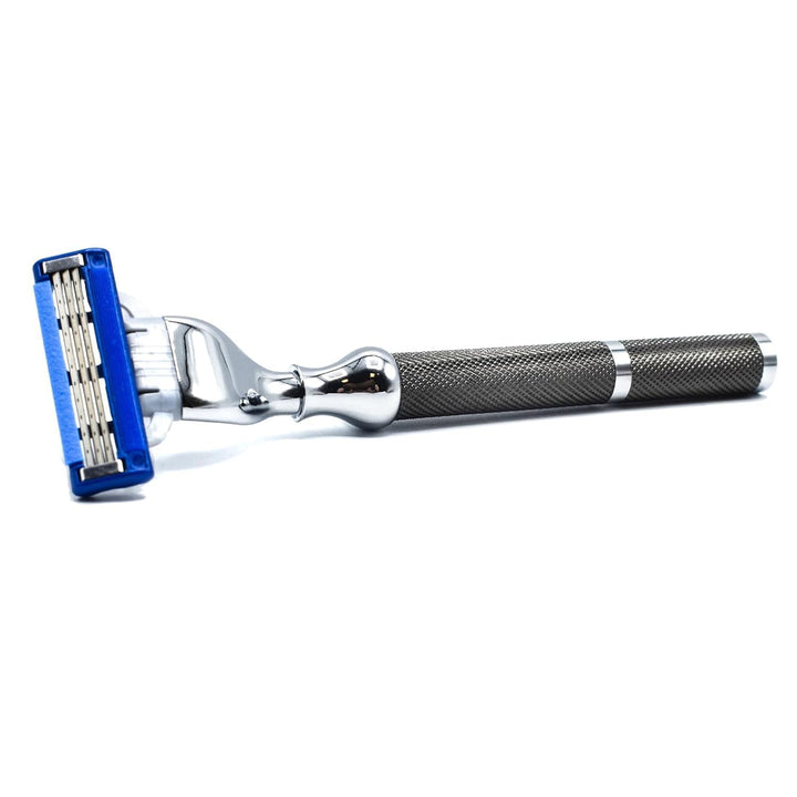 Parker 42M Heavyweight All-Metal Triple Blade Rasierer – Rasiermesser mit Messingrahmen + Deluxe str