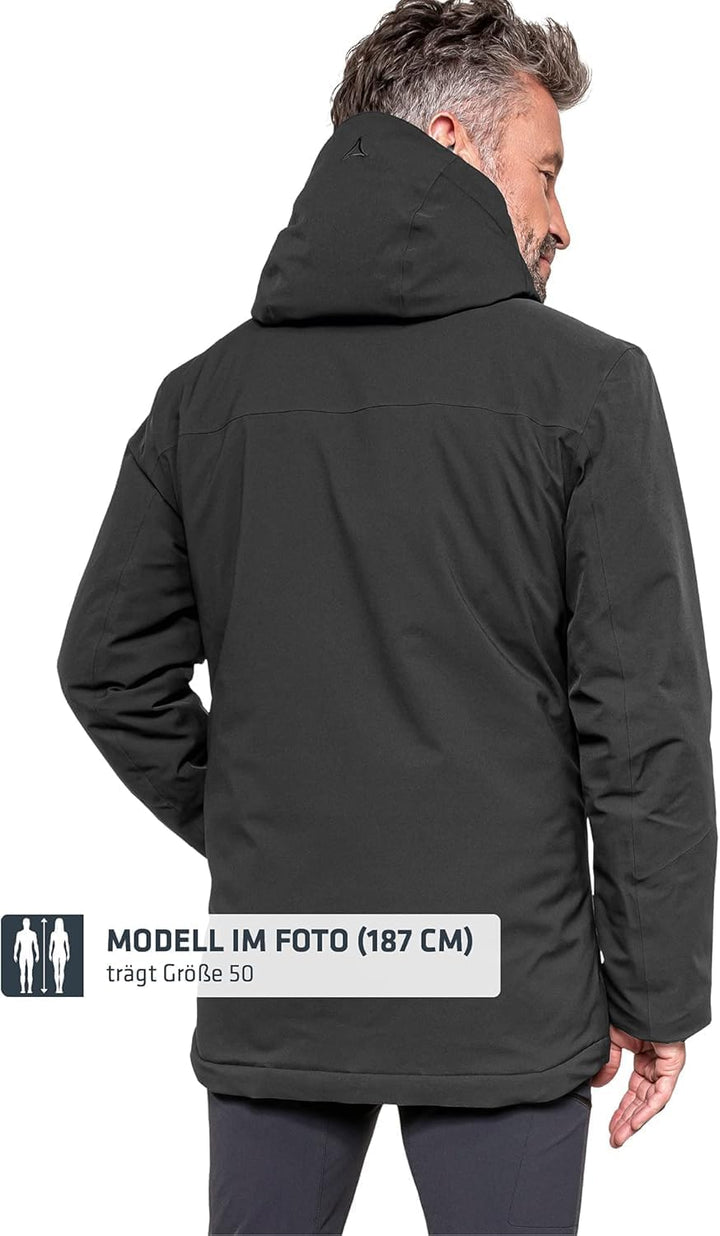 Schöffel Herren Merino Sport Shirt 1/1 Arm M, temperaturregulierendes Langarmshirt, atmungsaktives F