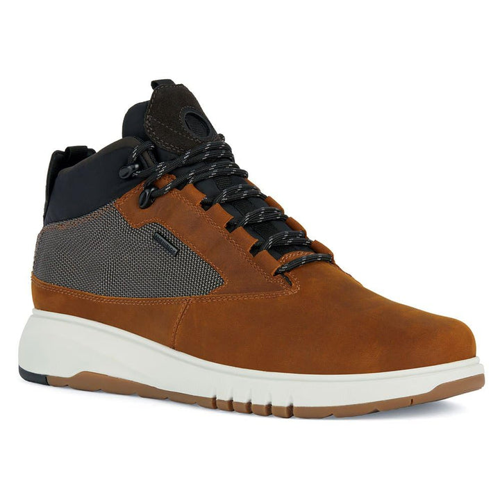 Geox Jungen U Aerantis 4x4 B ABX Ankle Boot 40 EU Ochre Graphite, 40 EU Ochre Graphite