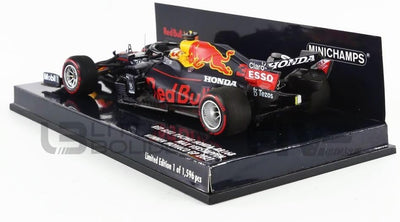 Minichamps 410210633 1:43 Red Bull Racing Honda RB16B-Max Verstappen-Winner Monaco GP 2021 Sammlerst