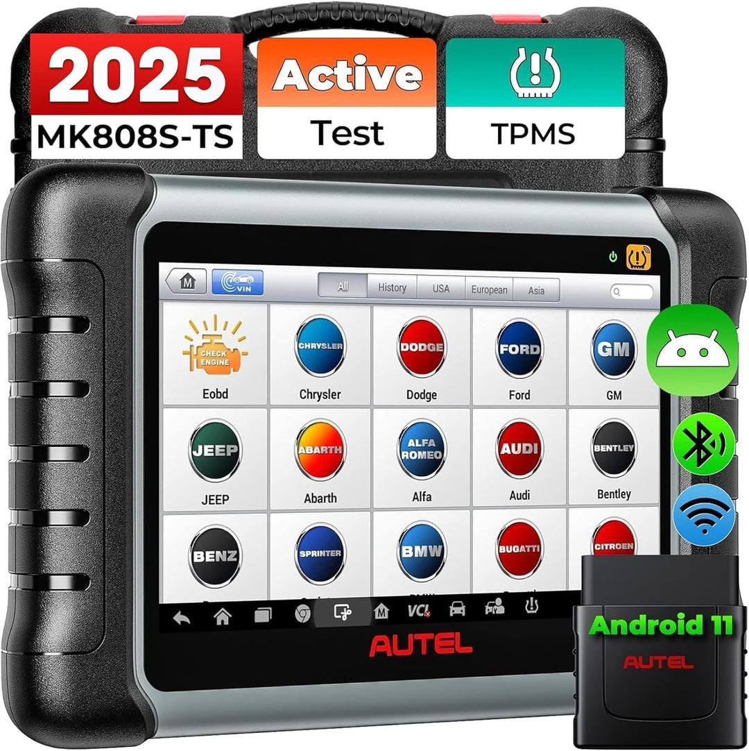 Autel 2023 Neuestes MK808S-TS OBD-II Diagnosewerkzeuge TPMS-Programmier Neulerntool Diagnosescanner