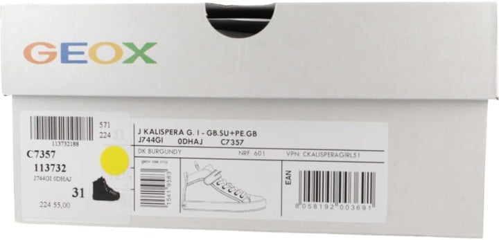 Geox Mädchen J Kalispera Girl ISneakers 24 EU Rot, 24 EU Rot