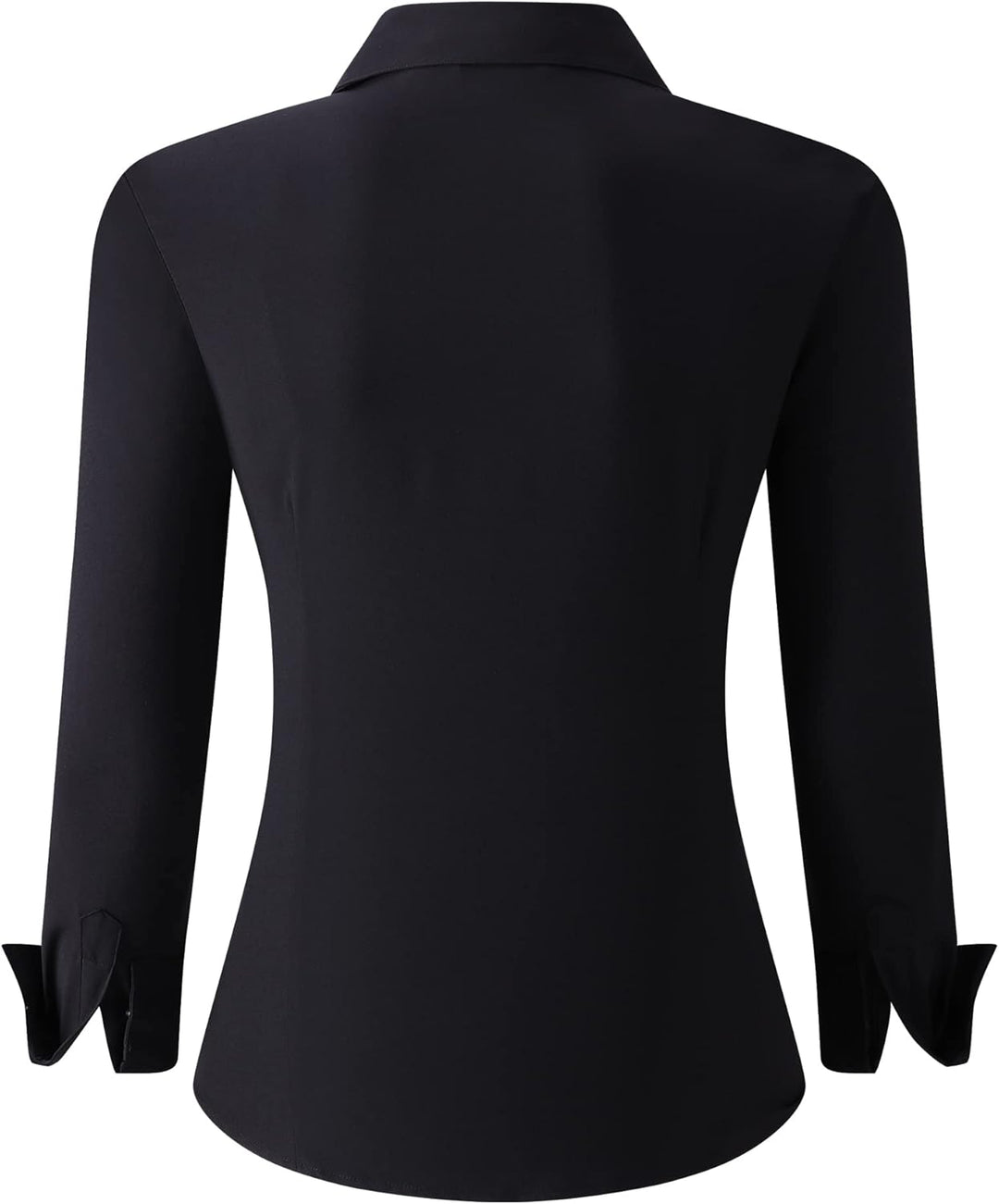 Alex Vando Bluse Damen Langarm Hemd Damen Stretch – Business Button Down Shirts, Bügelfrei Arbeitshe