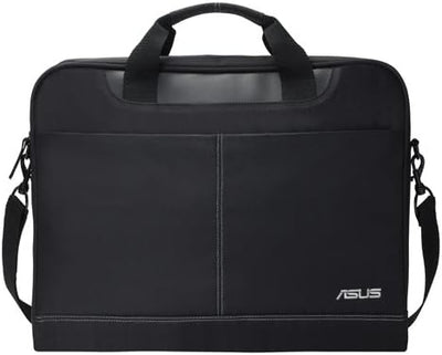 Asus Nereus Tasche (bis zu 16 Zoll, gepolstert, verstellbarer Schultergurt, für Notebook) schwarz