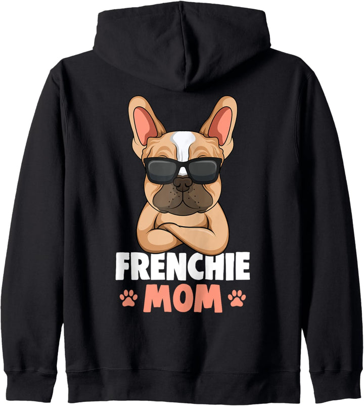 Französische Bulldogge Mama Frenchie Mom Hunde Kapuzenjacke