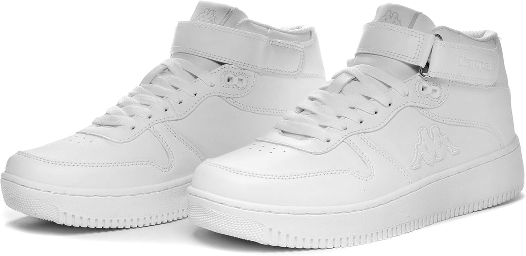 Kappa Unisex Logo Maserta Md V Gymnastikschuh 39 EU Weiss, 39 EU Wei&#xDF;