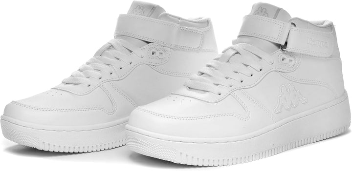 Kappa Unisex Logo Maserta Md V Gymnastikschuh 39 EU Weiss, 39 EU Wei&#xDF;