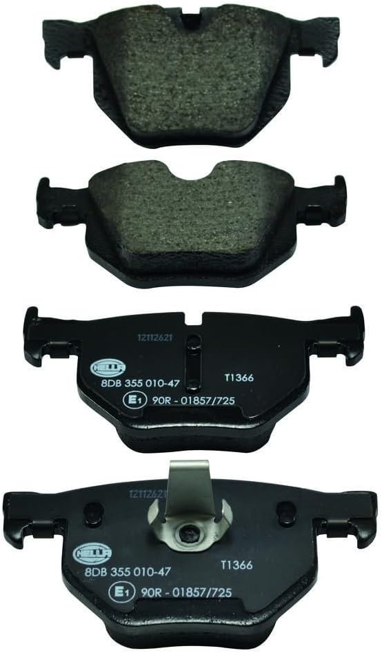 HELLA PAGID 8DB 355 010-471 Bremsbelagsatz - T1366 - Dicke/Stärke: 17.3mm - Bremssystem: Teves - für