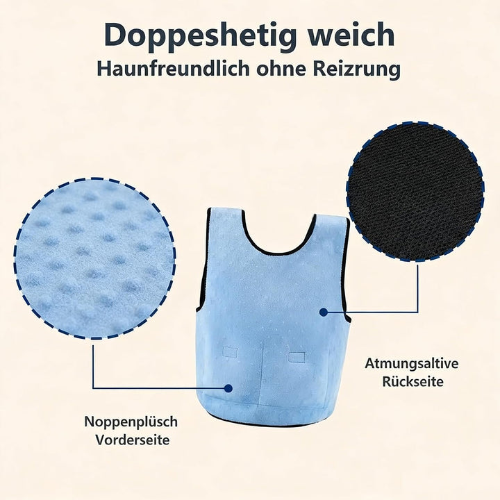 Gewichtsweste Kinder, Gewichtsweste Kinder Autismus, Sensorische Weste Blau S, Blau S