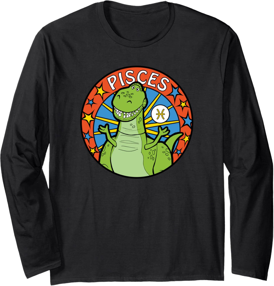 Disney PIXAR Toy Story Rex Zodiac Pisces Langarmshirt