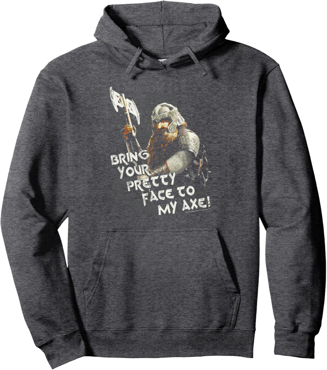 Lord of the Rings Gimli Pretty Face Pullover Hoodie