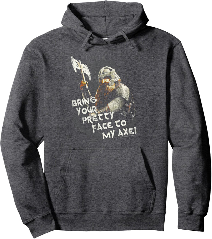 Lord of the Rings Gimli Pretty Face Pullover Hoodie