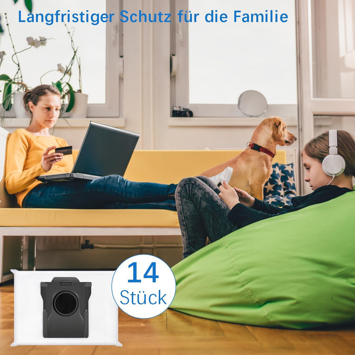 14 Staubbeutel Ersatz für MOVA P50 Pro Ultra/P10 Pro Ultra/S20 Ultra/P10 Ultra Staubsauger - Grossvo
