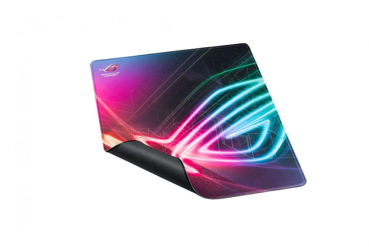 ASUS ROG Strix Edge vertikales Gaming Mauspad (optimierte Stoffoberfläche, vollfarbige Nähte, rutsch