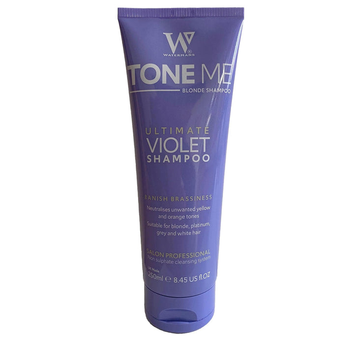 Purple Shampoo & Purple Conditioner Set mit kostenloser Make-up-Tasche, Watermans Life is Better in