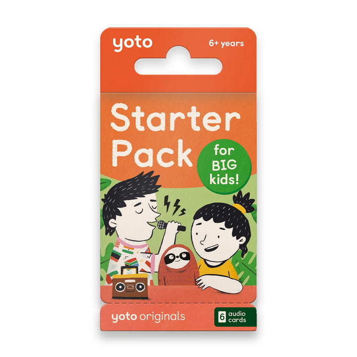Yoto Starter Pack für Big Kids – 6 Hörbücher in Englisch, Musikgeschichten und interaktive Geschicht