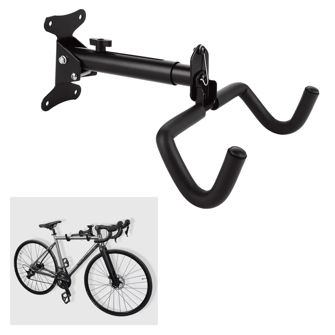 Fahrrad Wandhalterung, Klappbare Wandhalterung Fahrrad für die Garage,Keller und Wohnung Fahrradhalt