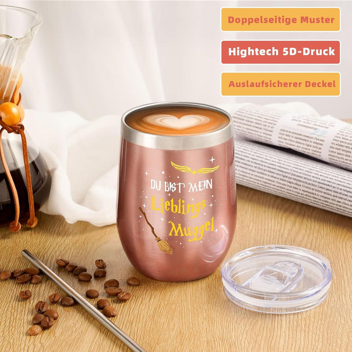 Grogife Harry Geschenke für Sie Freundin Frauen, Lustige Potter Adventskalender Geschenk, Weihnachts