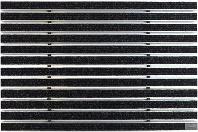 EMCO Eingangsmatte DIPLOMAT Rips anthrazit 12mm Fussmatte Schmutzfangmatte Fussabtreter Antirutschma