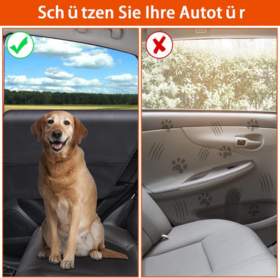 KYWLCO 2 Stück Autotür Schutz Hund, autotürabdeckung Schutz für autotüren vor Hundekrallen und Schmu