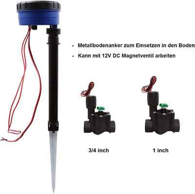 Aqualin 1-Station Garten Automatische Bewässerung DC 3V Eingangsregler Wasser Timer Bewässerung Syst