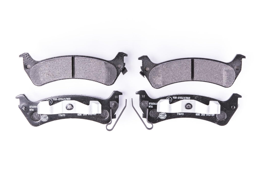 HELLA PAGID 8DB 355 013-091 Bremsbelagsatz - T1673 - Dicke/Stärke: 14.8mm - Bremssystem: Kelsey-Haye