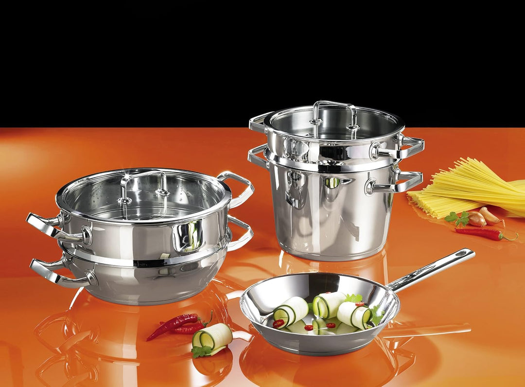 Rohe Germany Conia Schmorpfanne, Edelstahl, Silber, 28 cm