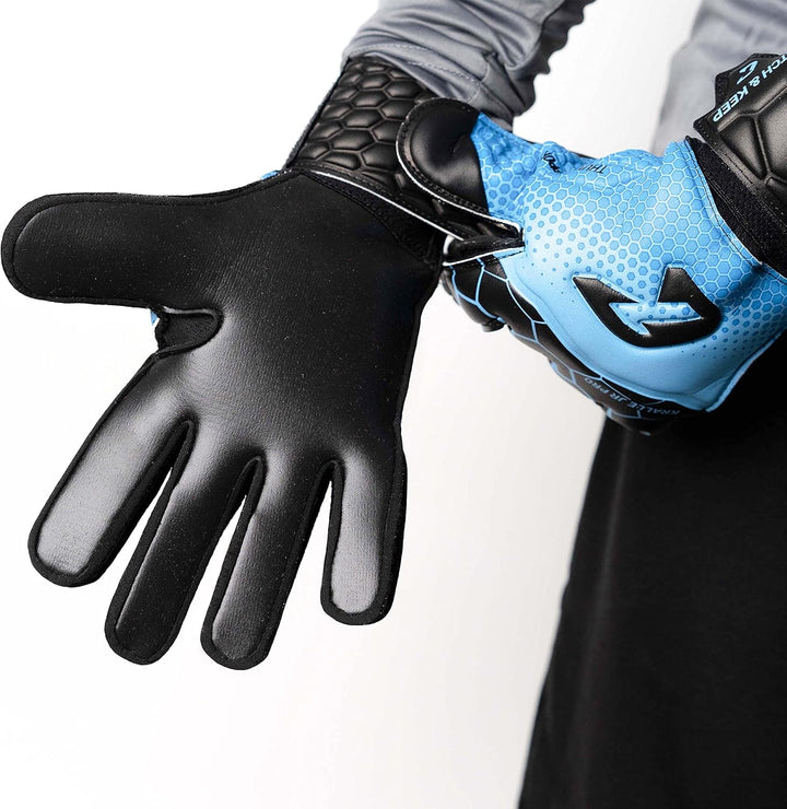 CATCH & KEEP Torwarthandschuhe Kralle Junior Pro 3.0 - Professionelle Torwart-Fussballhandschuhe für