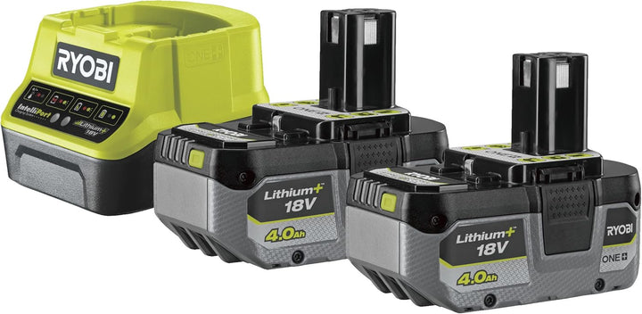 Ryobi RC18120-240X Starter Set 18 V ONE+ mit 2X Akku 4,0 Ah + Ladegerät (5133005092)