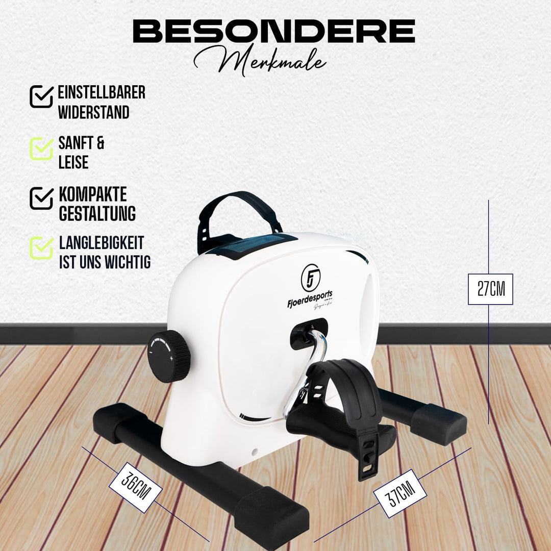 Arm- und Beintrainer, Mini-Heimtrainer, Bewegungstrainer, Training im Home-Office, mit Trainingsdisp