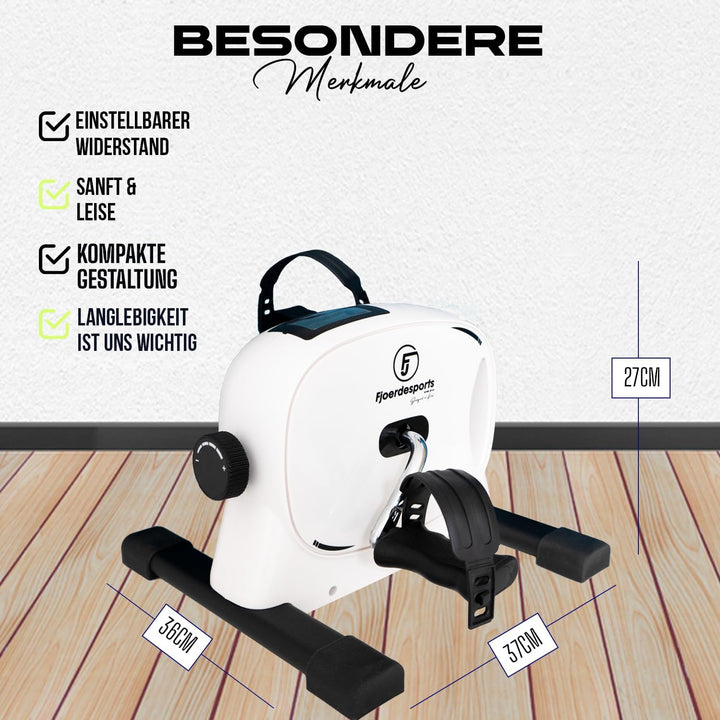 Arm- und Beintrainer, Mini-Heimtrainer, Bewegungstrainer, Training im Home-Office, mit Trainingsdisp